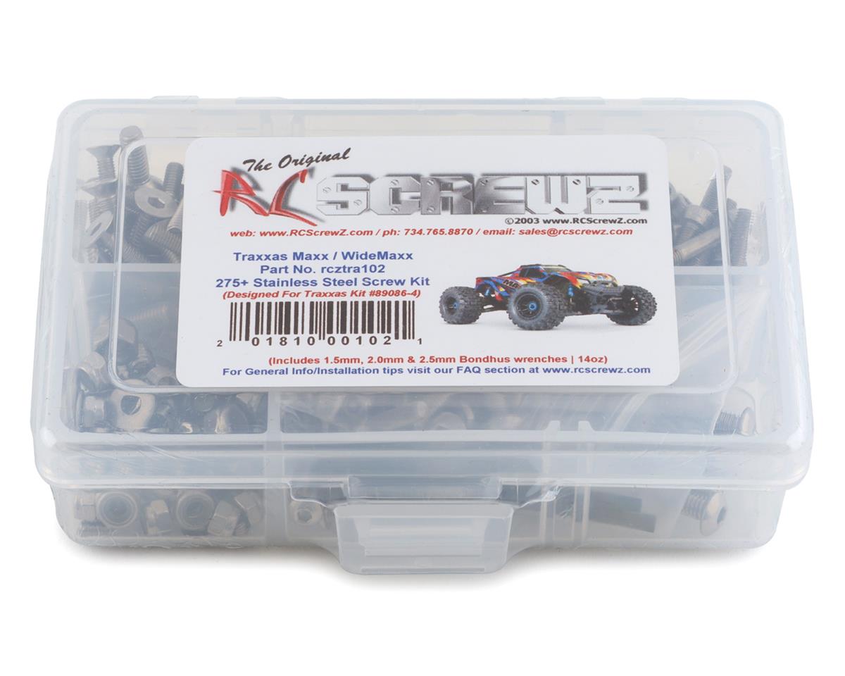 RC SCREWZ tra102 – Stainless Steel Screw Kit For The Traxxas Maxx / WideMaxx (#89086-4)