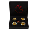 Redcat RER17089 Dayton Gold Wire Wheel Set (4)