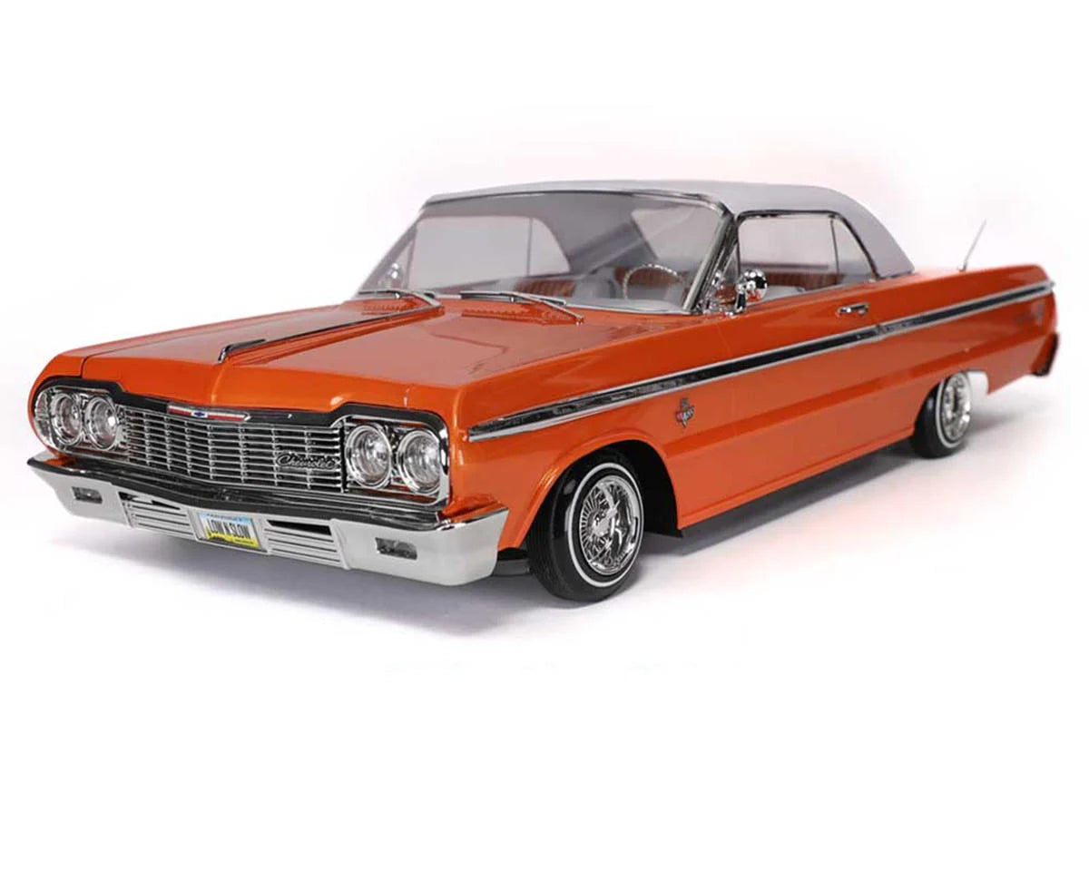 REDCAT 32895 SixtyFour Chevrolet Impala 1/10 RTR Scale Hopping Lowrider (Orange/White) w/2.4GHz Radio