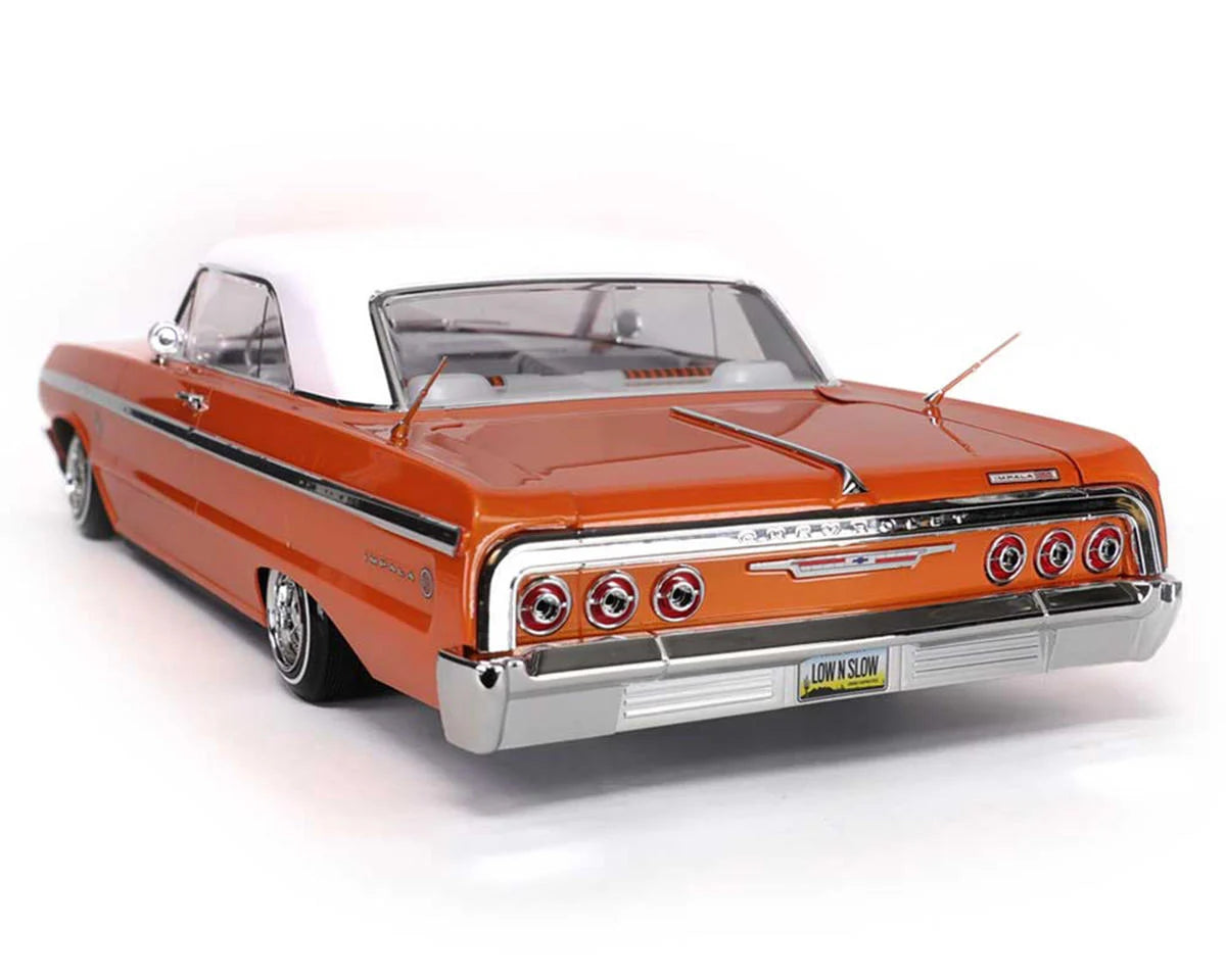 REDCAT 32895 SixtyFour Chevrolet Impala 1/10 RTR Scale Hopping Lowrider (Orange/White) w/2.4GHz Radio