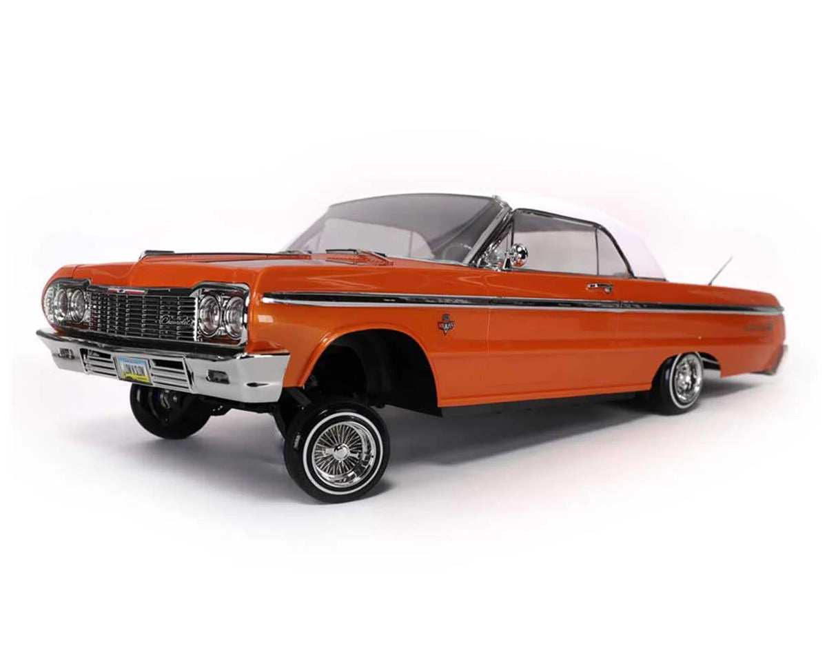 REDCAT 32895 SixtyFour Chevrolet Impala 1/10 RTR Scale Hopping Lowrider (Orange/White) w/2.4GHz Radio