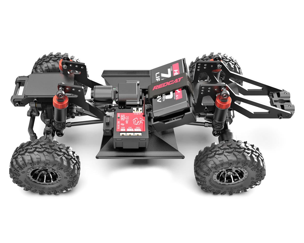 Redcat RER39153 Ascent-18 International Scout II 1/18 4WD RTR Brushless Rock Crawler (Red) w/2.4GHz Radio, Battery & Charger