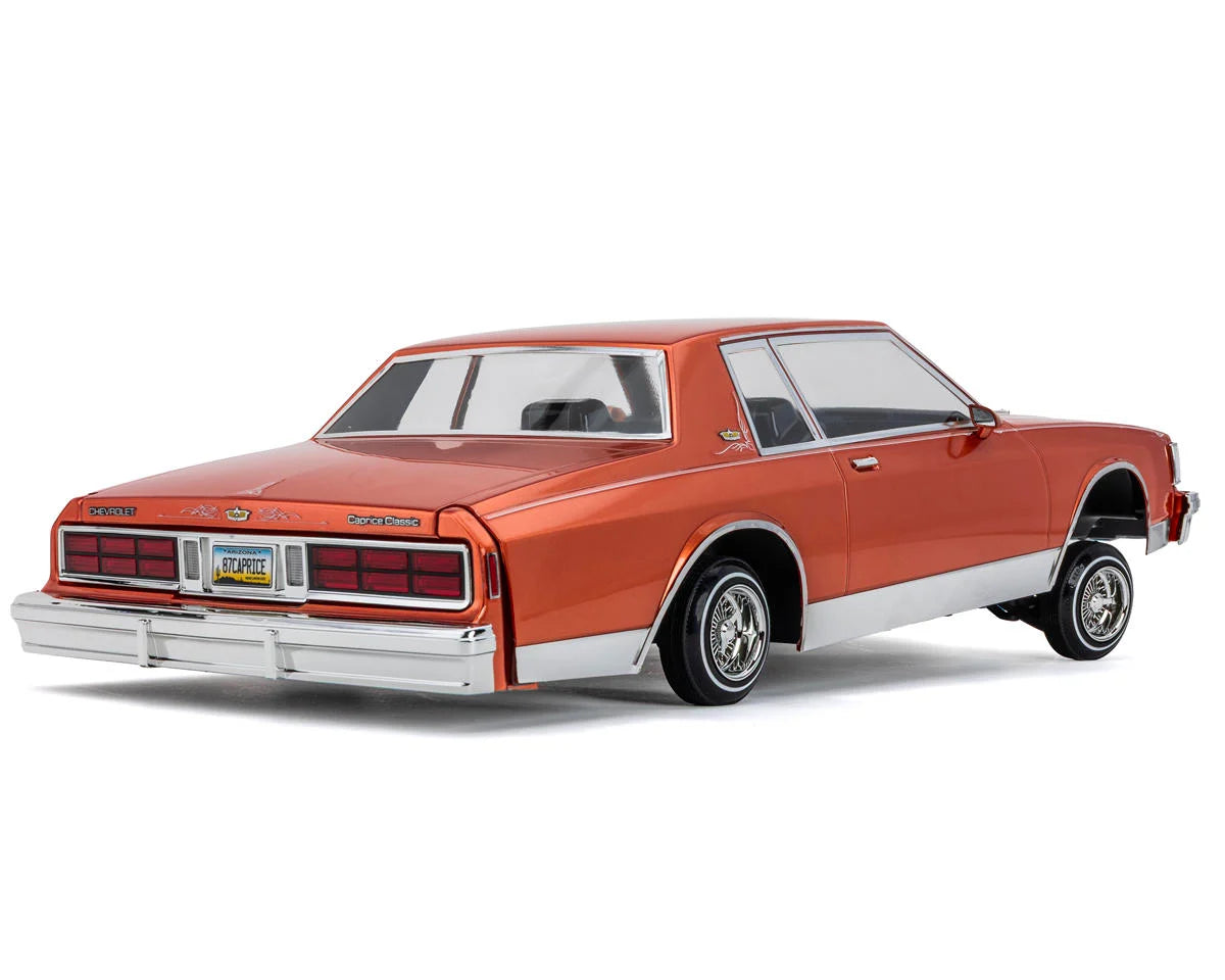 Redcat RER40284 1987 Chevrolet Caprice 1/10 RTR Scale Hopping Lowrider (Orange) w/2.4GHz Radio, Battery & Charger