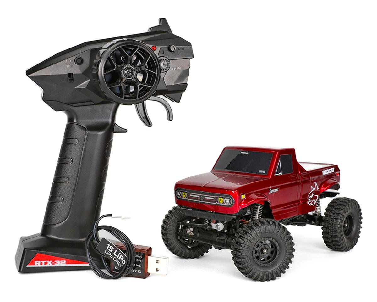 Redcat RER40391 Ascent-32 1/32 4WD RTR Rock Crawler (Red) w/2.4GHz Radio, Battery & Charger
