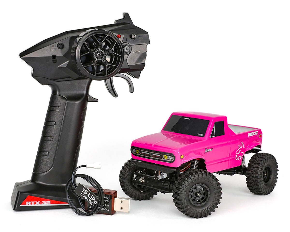 Redcat RER40393 Ascent-32 1/32 4WD RTR Rock Crawler (Pink) w/2.4GHz Radio, Battery & Charger