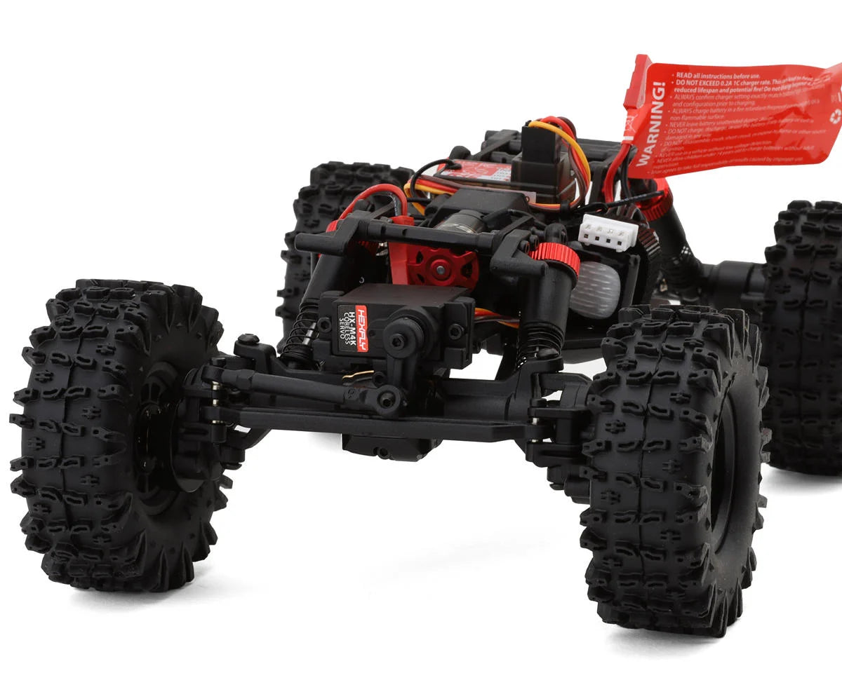 Redcat RER42219 Ascent-18 Apex 1/18 4WD RTR Brushless Rock Crawler (Red) w/2.4GHz Radio, Battery & Charger
