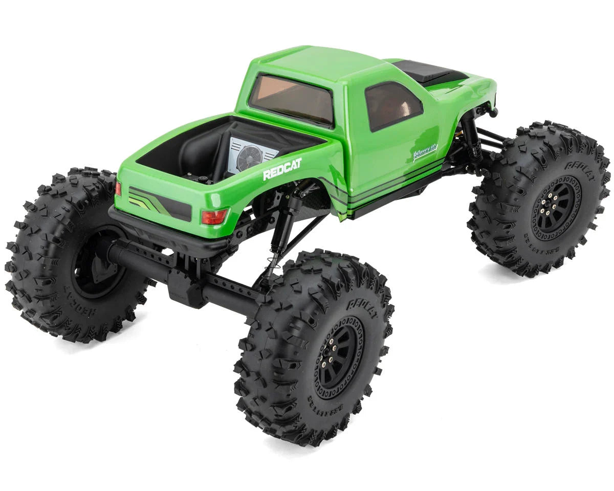 Redcat RER43504 Vertex-10W 1/10 RTR 4WD Electric Brushless Rock Crawler (Electric Green) (+24mm Wide Axles)