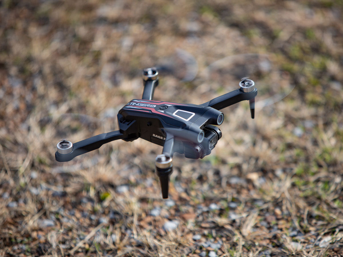 Rage RGR4600 R/C Stinger BL FPV Drone with 1-Axis 1080p HD Camera & Storage Case