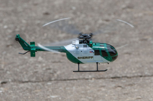 Rage Rc RGR6052  Hero-Copter, 4-Blade RTF Helicopter; Sheriff
