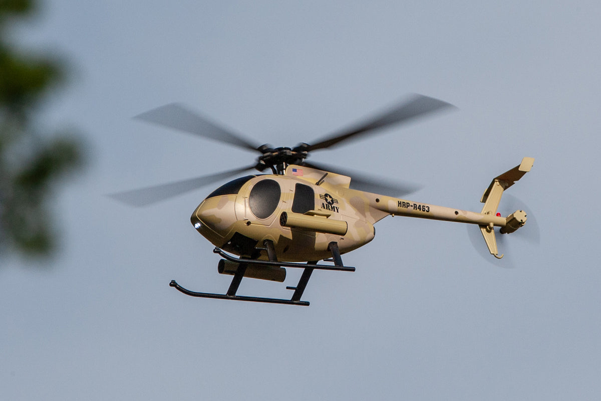 Rage R/C RGR6100 Hero-Copter Military, 4-Blade RTF Heli; Army