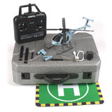 Rage R/C RGR6102 Hero-Copter Military, 4-Blade RTF Heli; Navy