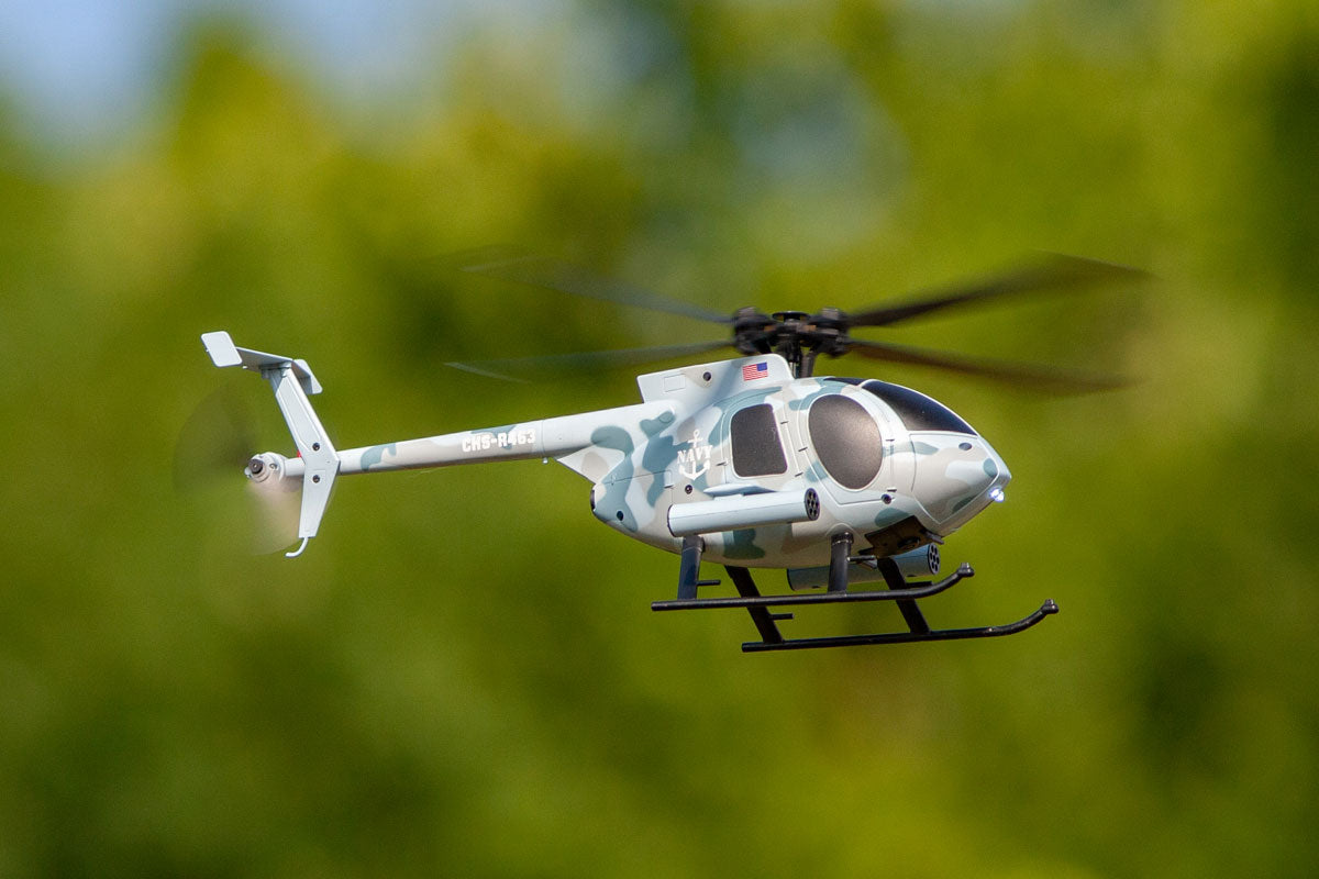 Rage R/C RGR6102 Hero-Copter Military, 4-Blade RTF Heli; Navy