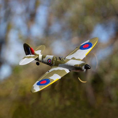 RAGE RC RGRA1303V2 Supermarine Spitfire Micro RTF Airplane with PASS (Pilot Assist Stability Software) System