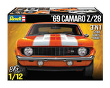 Revell RMX12812 1969 Chevy Camaro 3-N-1 1/12 Scale Plastic Model Kit