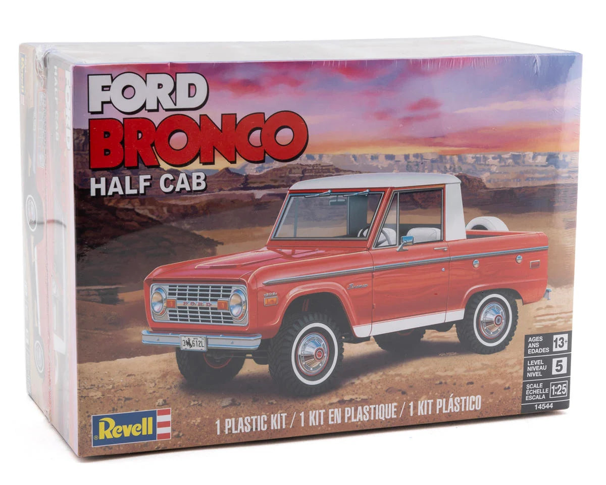 Revell RMX145449090 1/25 1965 Ford Bronco Half Cab Plastic Model Kit