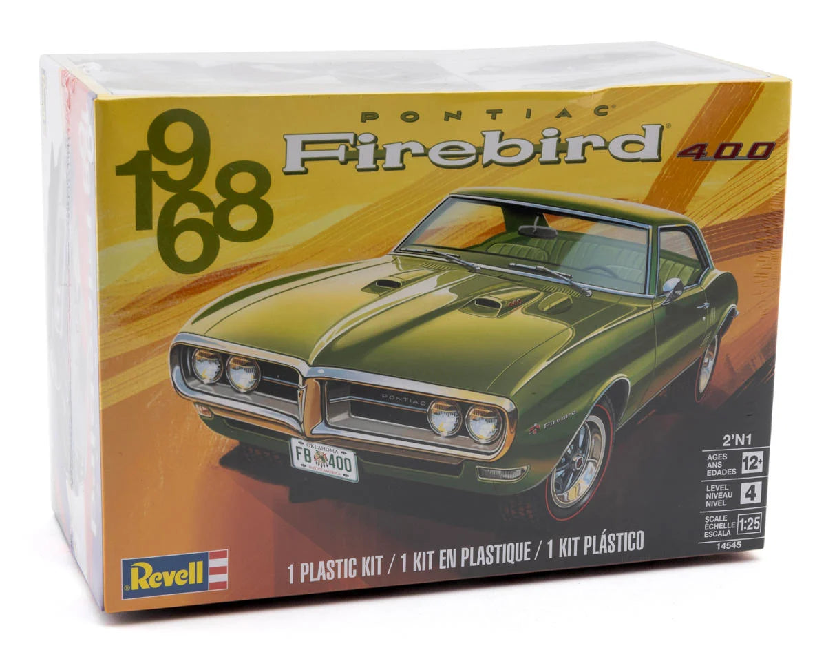 Revell RMX145459090 1/25 1968 Pontiac Firebird 2-IN-1 Plastic Model Kit