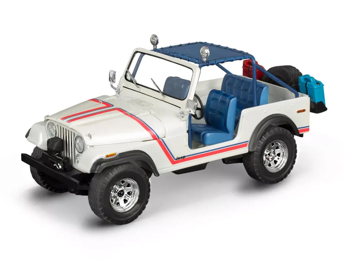 Revell RMX145479090 1/24 1977 Jeep CJ7 2-IN-1 Plastic Model Kit