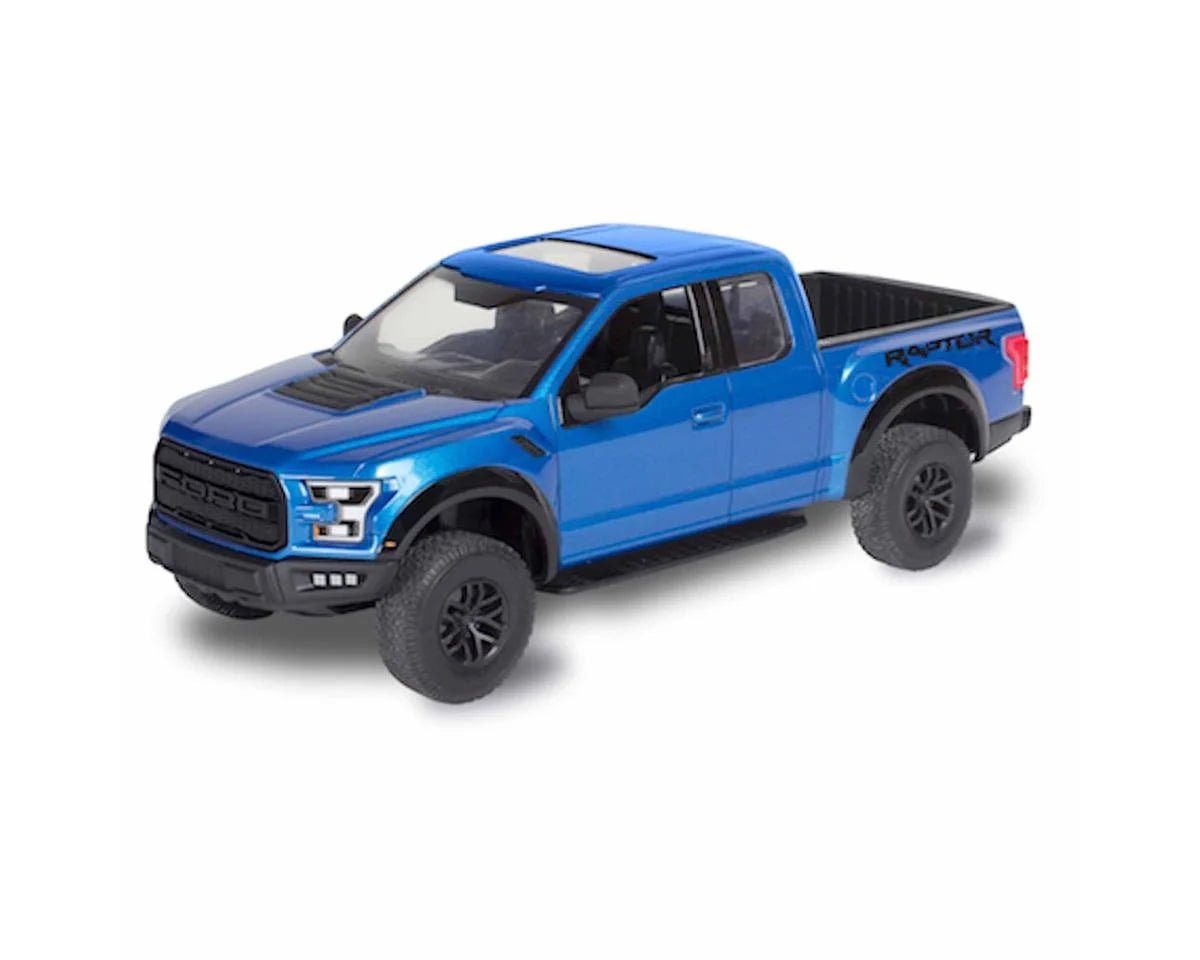 Revell RMX851236 1/25 2017 Ford F-150 Raptor Easy Click Model Kit (Lightning Blue)