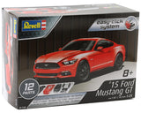 Revell RMX851238 1/25 2015 Ford Mustang GT EZ Click Plastic Model Kit