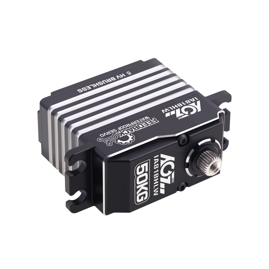 AGFRC IA81BHLW 50KG IP67 Brushless Servo for High-Load RC