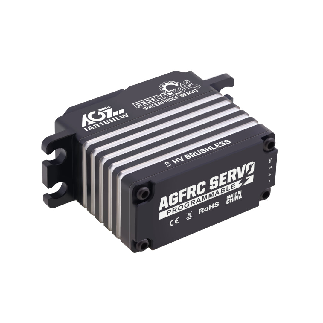 AGFRC IA81BHLW 50KG IP67 Brushless Servo for High-Load RC