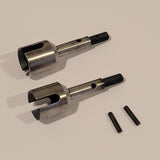 IRonManRc Traxxas Bandit Hardened Steel Rear Stub Axles ( SHORT DRAG ARMS )
