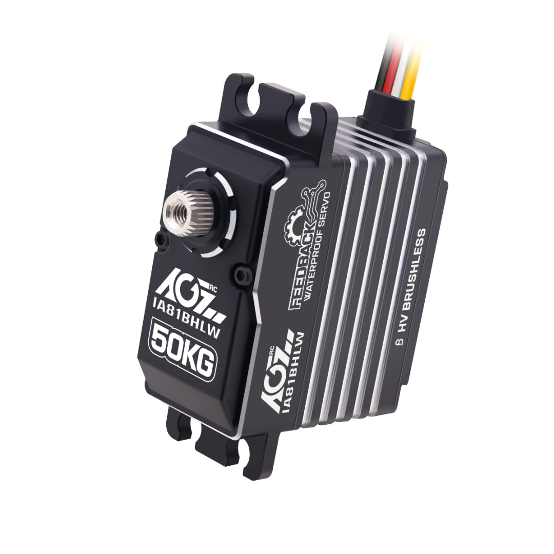 AGFRC IA81BHLW 50KG IP67 Brushless Servo for High-Load RC