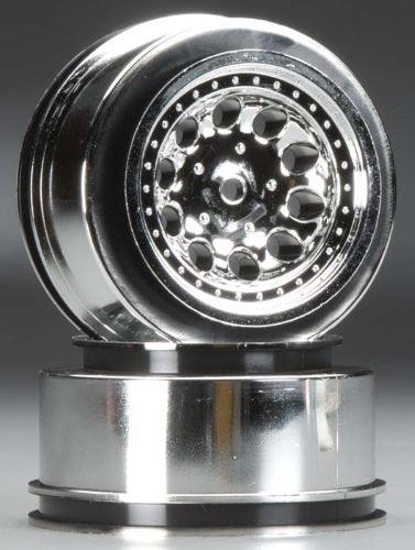 RPM 82333 Revolver 2.2 - 3.0" Rear Wheels Chrome Nitro Slash