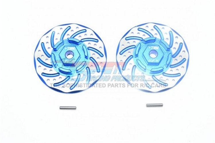 GPM ALUMINUM +2MM HEX WITH BRAKE DISK  Traxxas Rustler Slash Jato  Hoss BLUE