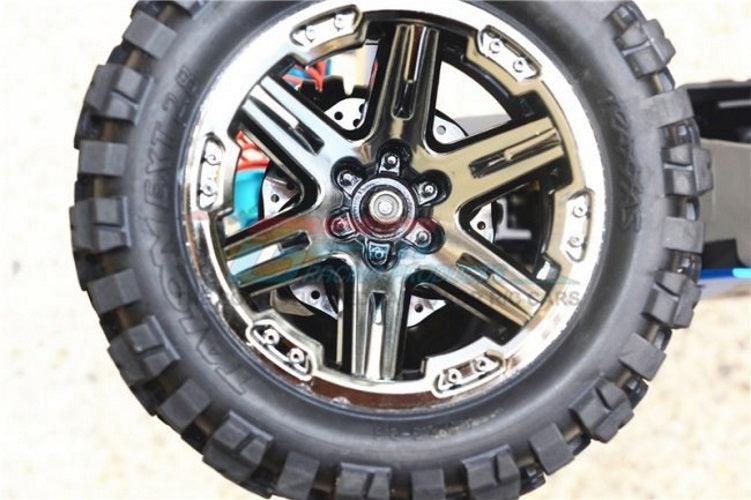 GPM ALUMINUM +2MM HEX WITH BRAKE DISK  Traxxas Rustler Slash Jato  Hoss BLUE