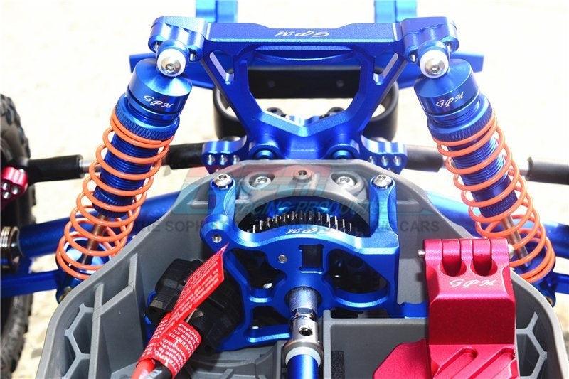 GPM ALUMINUM REAR ADJUSTABLE SHOCKS 102MM Traxxas Ruster / Slash 4x4 Hoss Orange