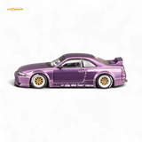 Inno64 Nissan Skyline GT-R R33 Pandem Rocket Bunny Purple 1:64