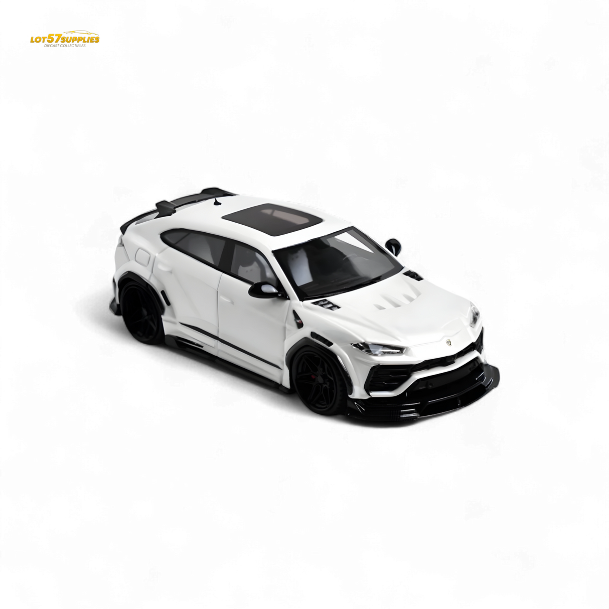 Flame Lamborghini Urus LBWK Bianco Icarus White 1:64