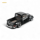 YM Model Volkswagen Beetle Pickup Truck FUSCUP Black 1:64