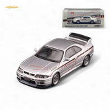 Inno64 Nissan Skyline GT-R R33 "Tuned by Mine's" Silver 1:64