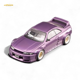 Inno64 Nissan Skyline GT-R R33 Pandem Rocket Bunny Purple 1:64