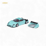 Stance Hunters Ferrari F40 LM Light Aqua Green 1:64