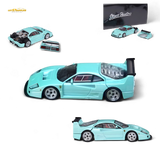 Stance Hunters Ferrari F40 LM Light Aqua Green 1:64