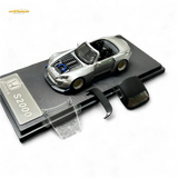 Rhino Model Honda S2000 Wide-Body Roadster Silver 1:64