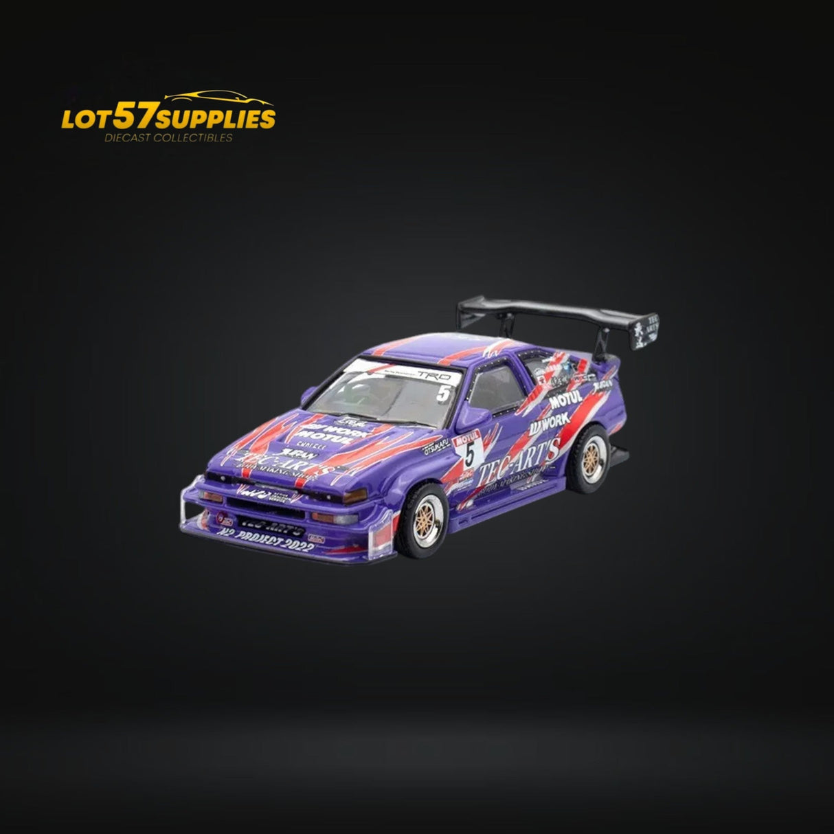 Inno64 Toyota Sprinter Trueno AE86 Purple 1:64