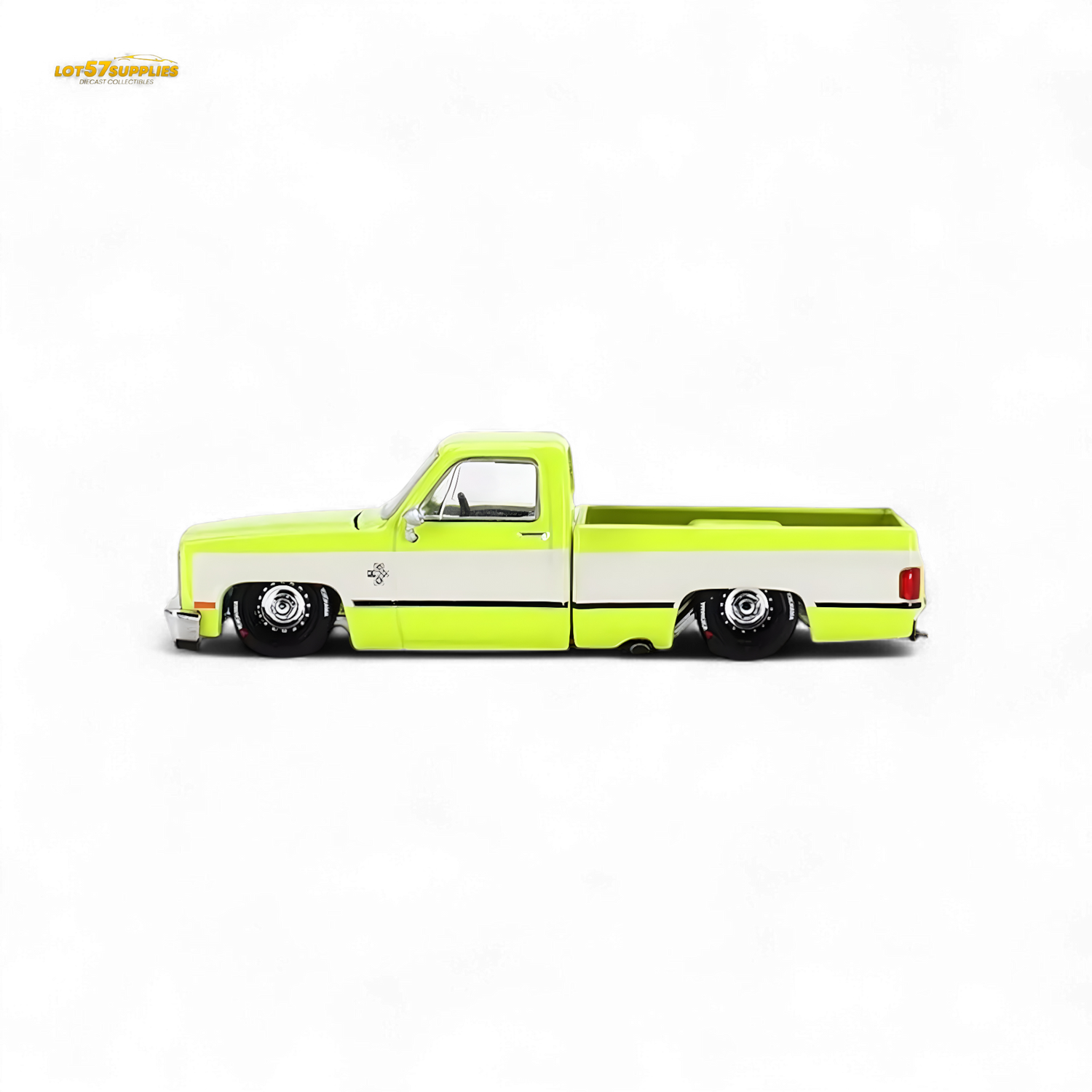 Mini GT x Kaido House Chevrolet Silverado FLO YELLOW 1:64