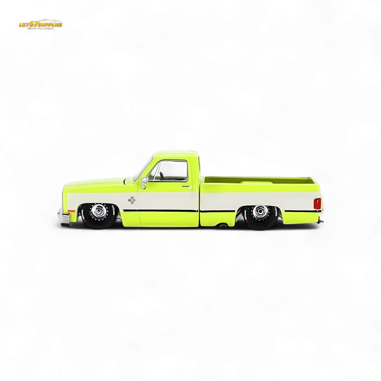 Mini GT x Kaido House Chevrolet Silverado FLO YELLOW 1:64
