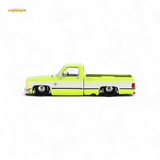 Mini GT x Kaido House Chevrolet Silverado FLO YELLOW 1:64