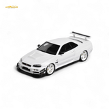 404ERROR Nissan Skyline GT-R R34 Customized White 1:64