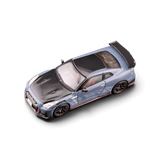 INNO64 Nissan Skyline GT-R R35 Nismo Stealth Gray 1:64