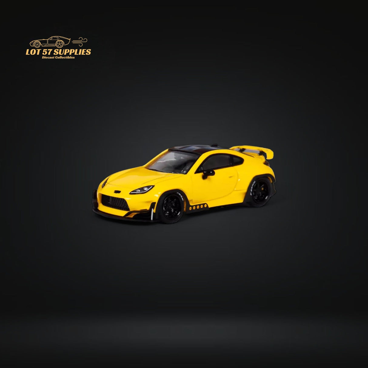 Fuji Toyota GR86 Pandem 2nd Gen Yellow 1:64