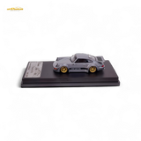 Flame Porsche 964 RWB Whale Tale Cement Gray 1:64