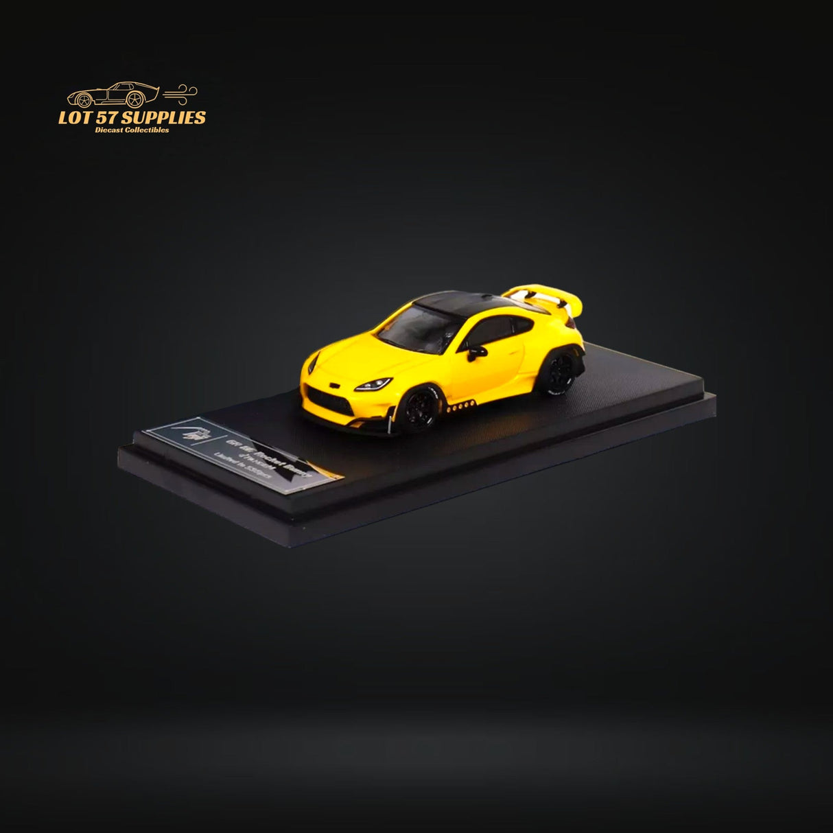 Fuji Toyota GR86 Pandem 2nd Gen Yellow 1:64