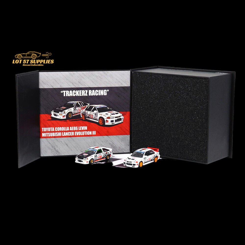 Inno64 Mitsubishi Lancer Evo III & Toyota AE86 1:64