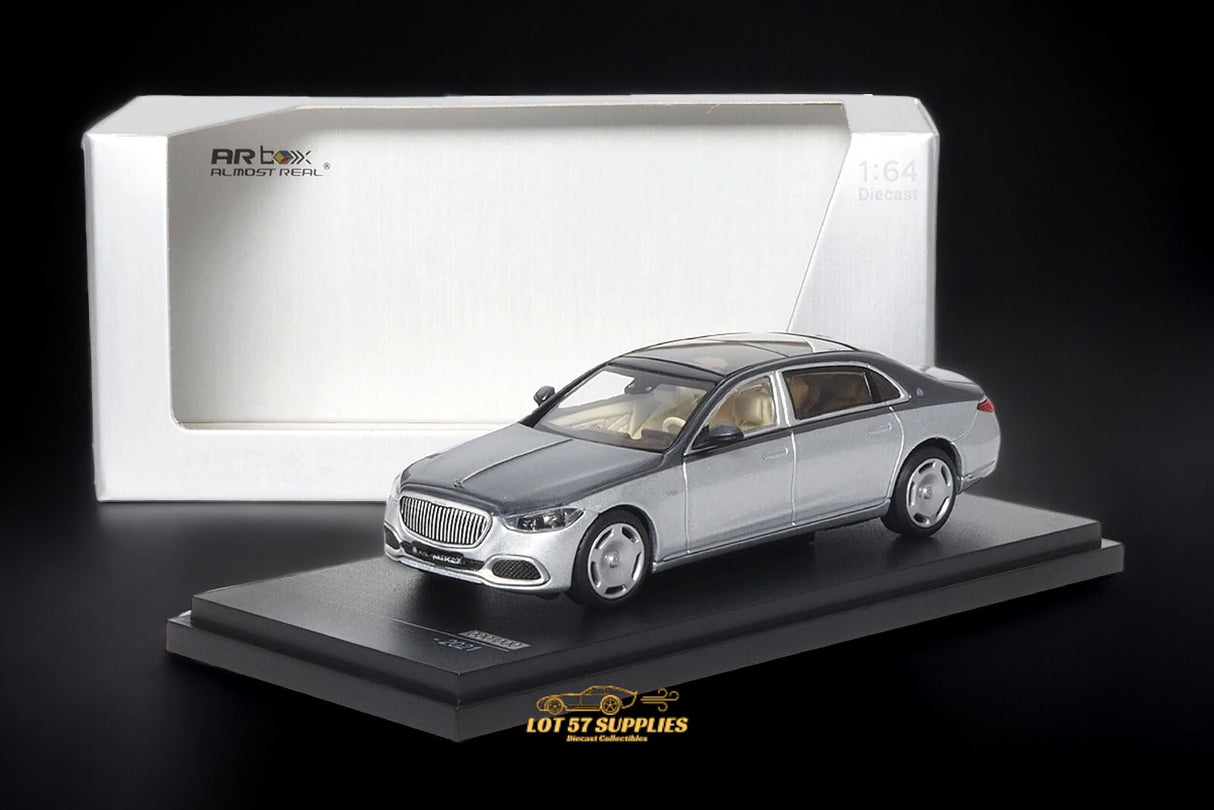 AR BOX Mercedes-Benz Maybach W223 Grey/Hightech Silver 1:64